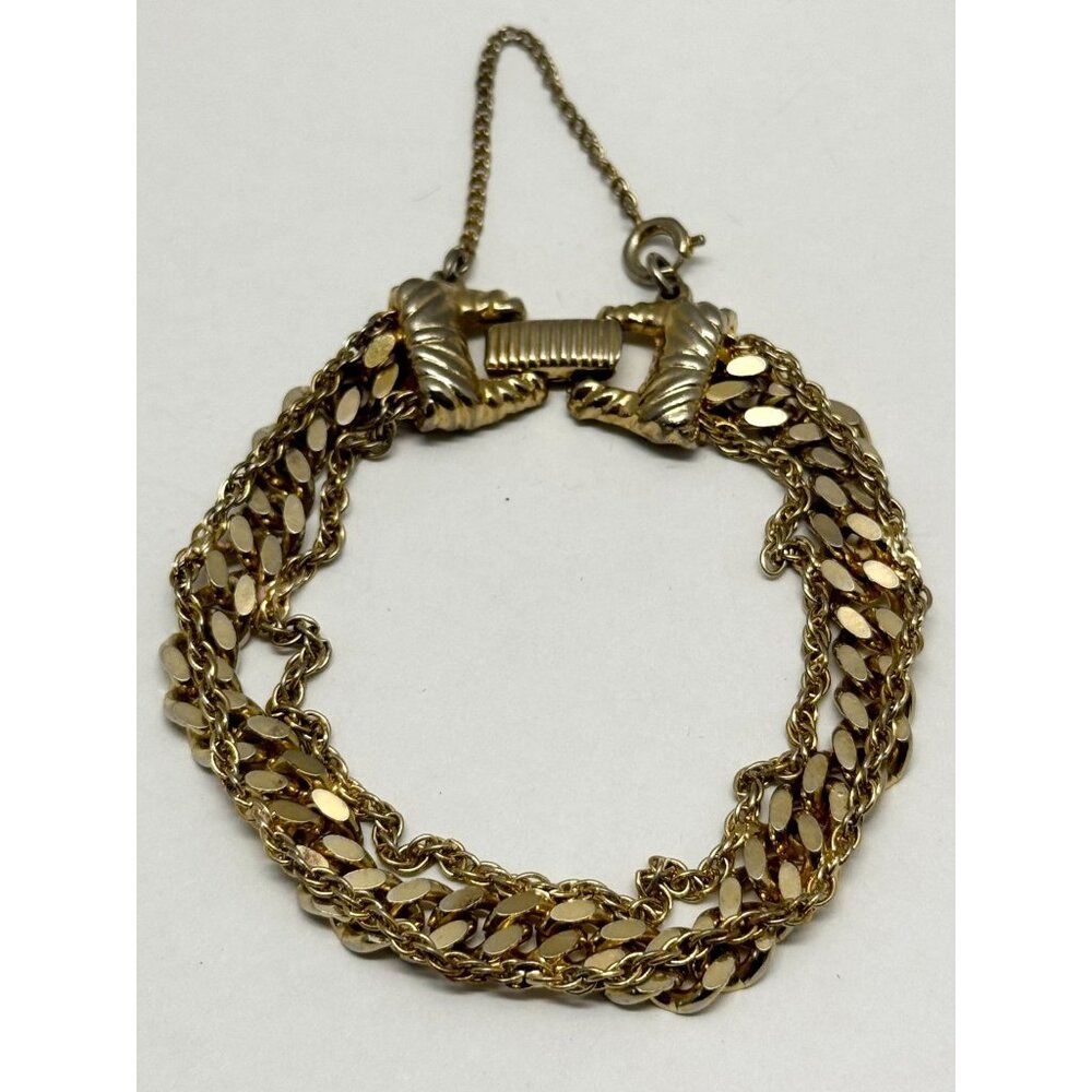 Vintage Goldette chain bracelet